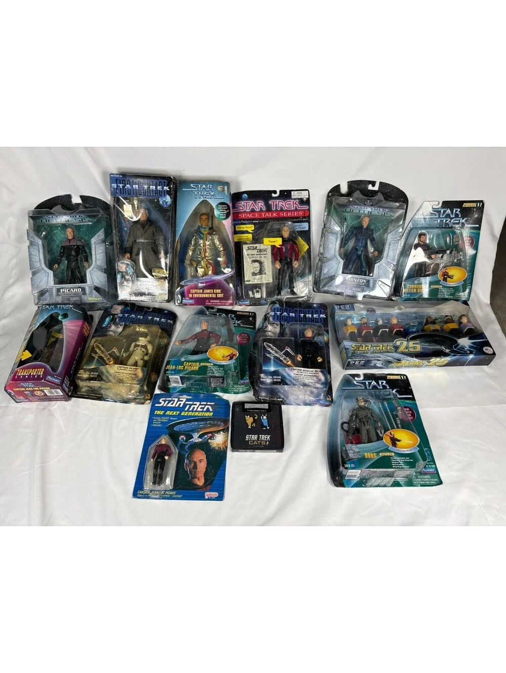 Star Trek Lot of Mixed Action Figure Generation First Contact Nemesis